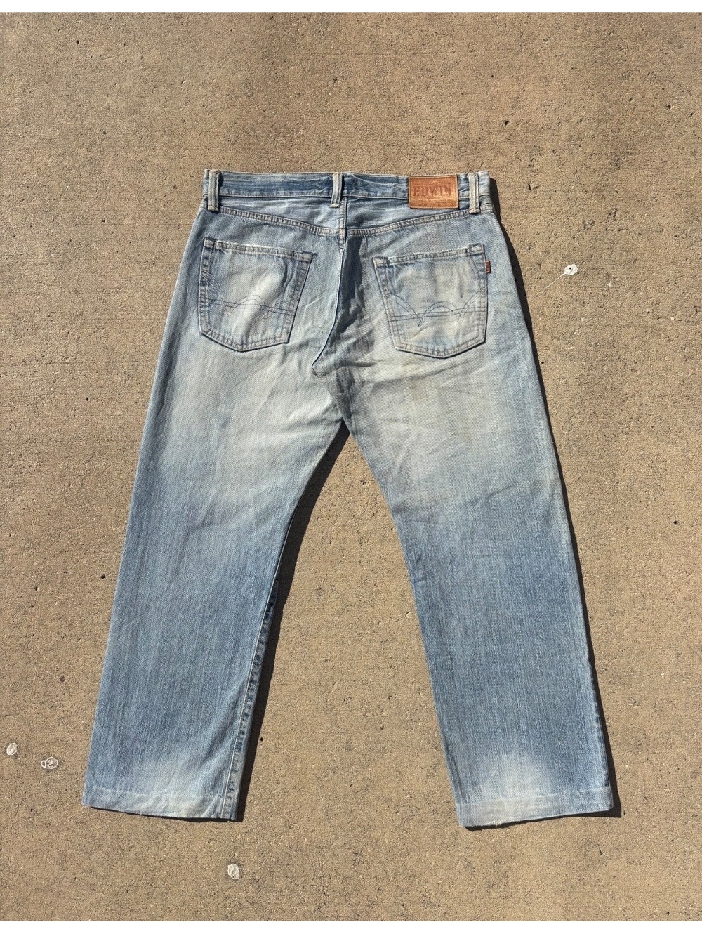 Vintage EDWIN 505ZX Japan Selvedge Faded Jeans W32 L30